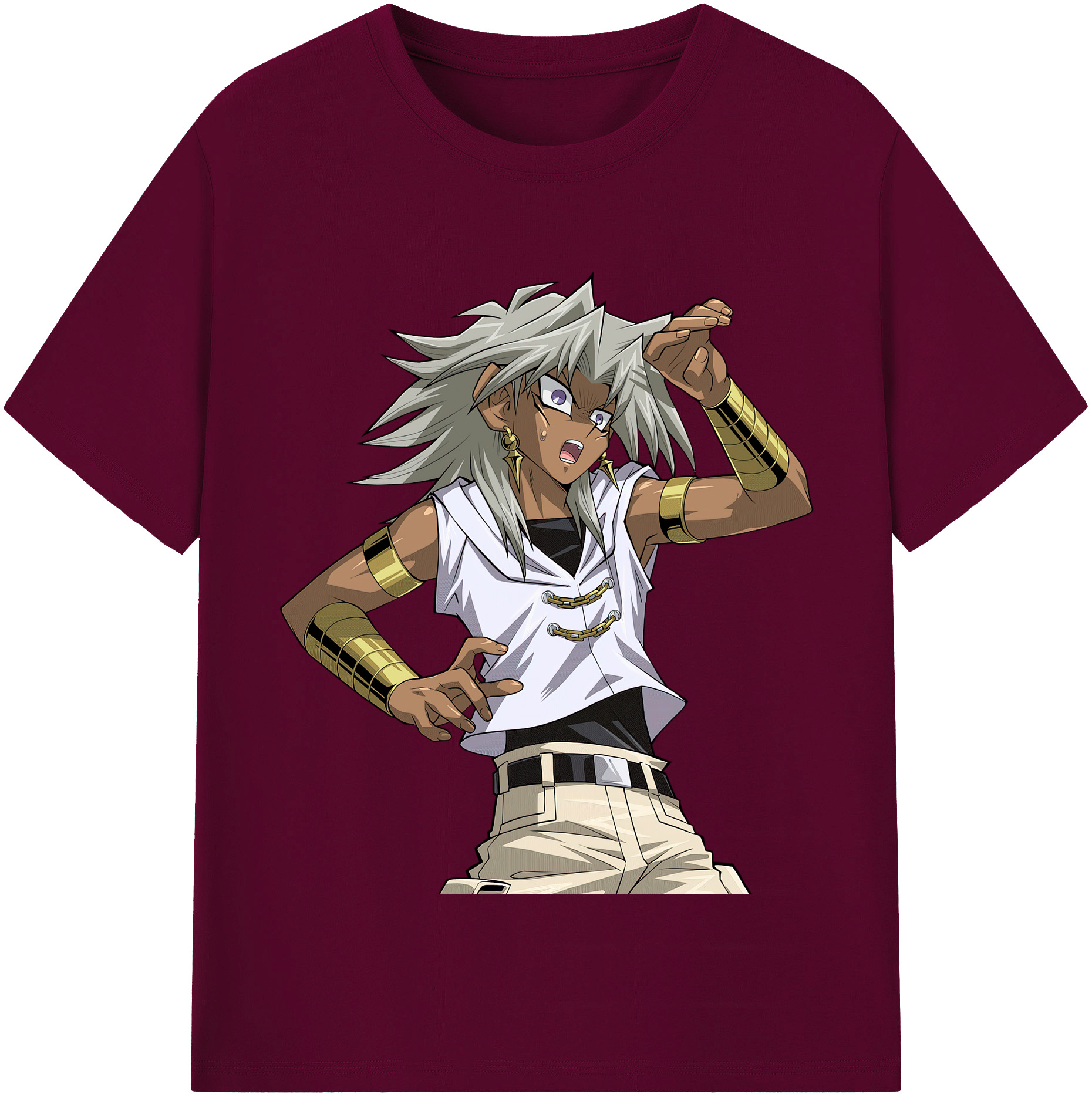 （画像用） 遊☆戯☆王 Yu-Gi-Oh! レディースカジュアルプリントTシャツ（綿100％）